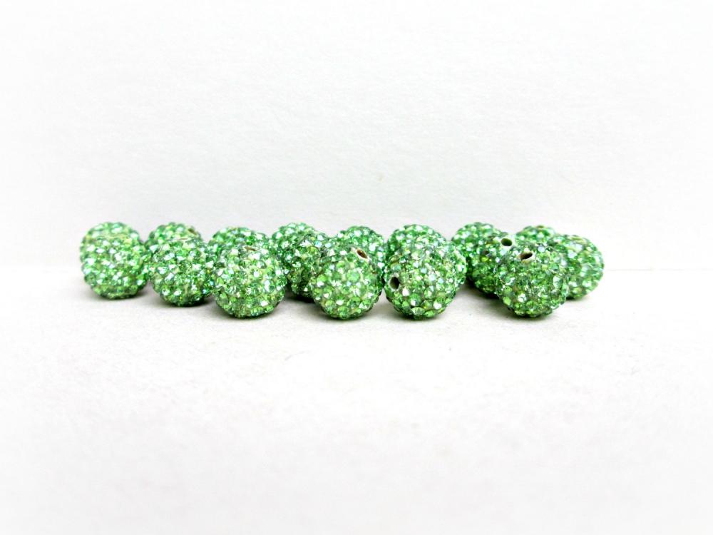 20% Off 10mm Pave Beads, Your Choice Of Color